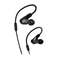 PROFESSIONAL IN-EAR MONITOR HEADPHONES, FLEXIBLE MEMORY CABLE